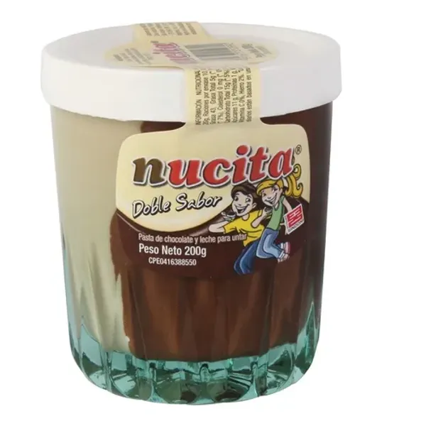 Bulto Nucita Dos Sabores 200 Gr 6 Unidades